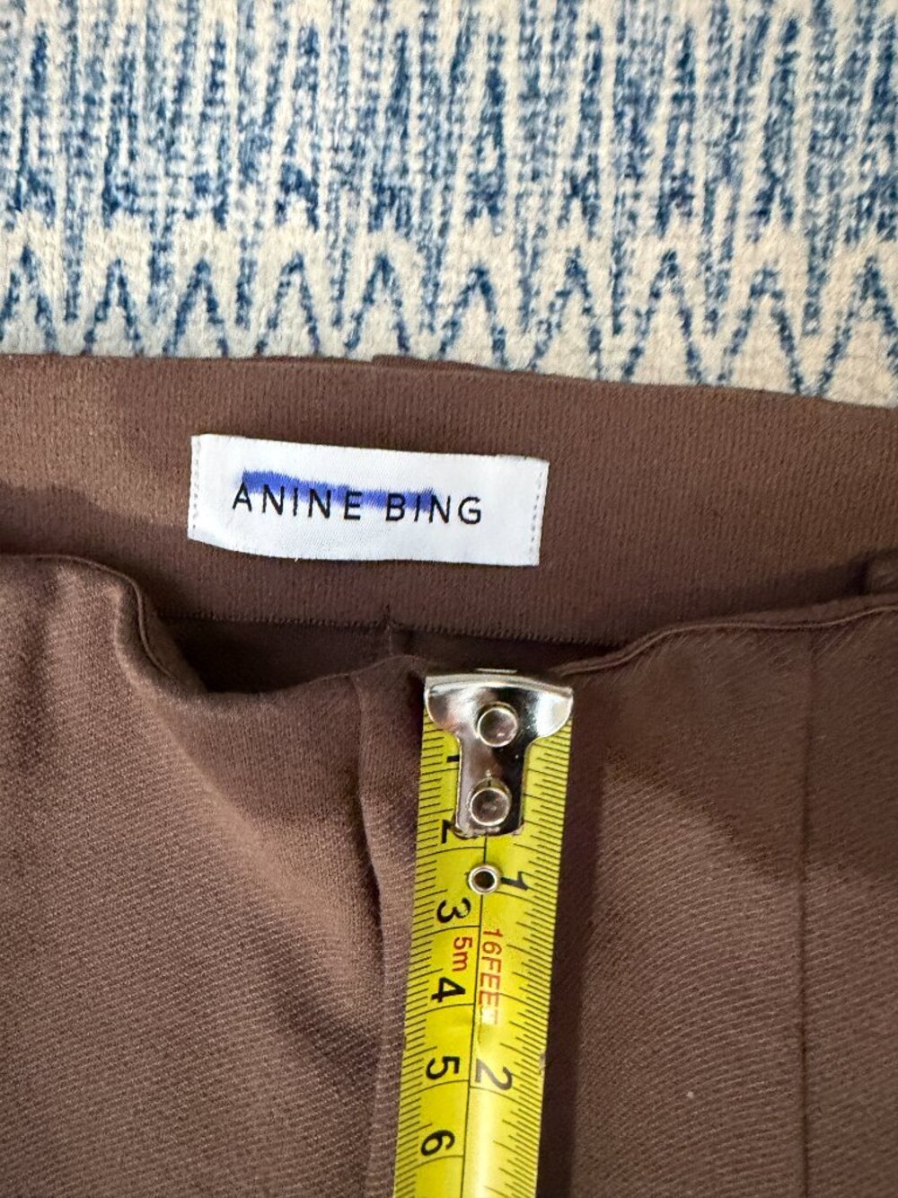 ANINE BING Max Paneled Split-Hem Ponte Pants-Espresso/Brown- US 0/2 MSRP $229 - Picture 11 of 14
